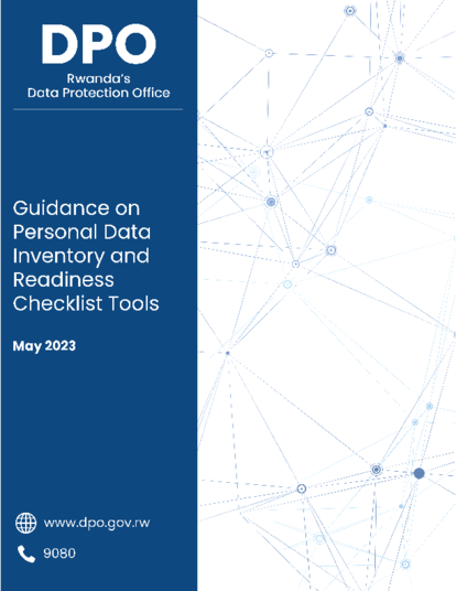 Checklist for guidance on personal data inventory and readiness assessment